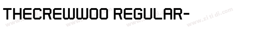 TheCrewW00 Regular字体转换